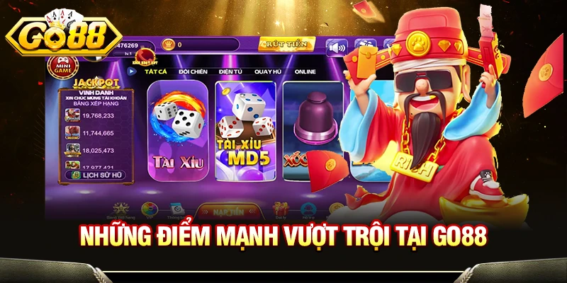 Những điểm mạnh vượt trội tại GO88